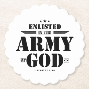 Christian gifts religious bible verse scriptures G Paper Coaster