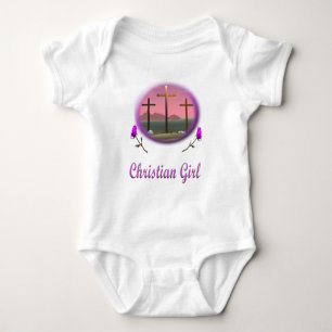 Christian Girl Baby Bodysuit