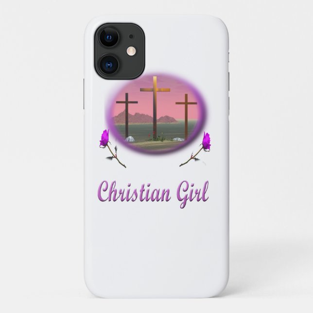 Christian Girl Case-Mate iPhone Case (Back)