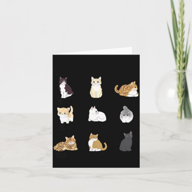 Christian Girl God Says I Am Cat Jesus Faith Bible Card (Front)