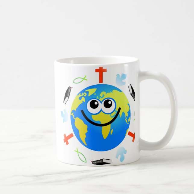 Christian Globe Coffee Mug (Right)