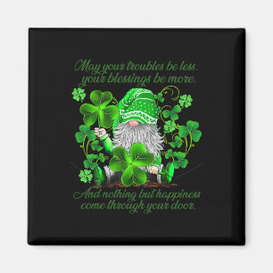 Christian Gnome St Patricks Day Irish Blessing Lep Magnet