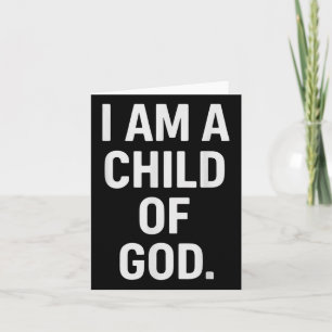 Christian God Faith Jesus Church Gods Child Church Card