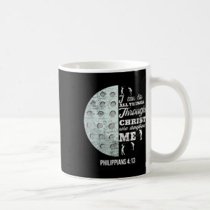 Christian Golf Philippians 413 Golfer Gifts Men Wo Coffee Mug