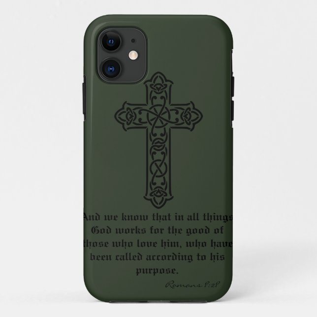 Christian Grace Dark Green Case (Back)