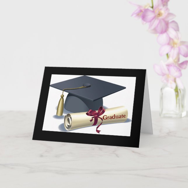 Christian Graduation Card (Orchid)