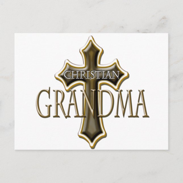 Christian Grandma Postcard (Front)