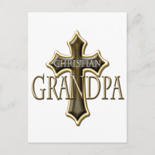 Christian Grandpa Postcard