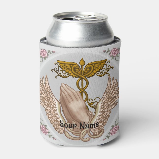 Christian  Hands   Nurse Can Cooler (Can Front)