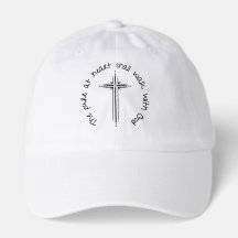 Christian Hat Faith Hat  Cross Hat