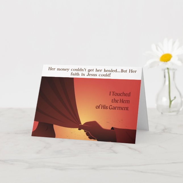 Christian Healing Card (Small Plant)