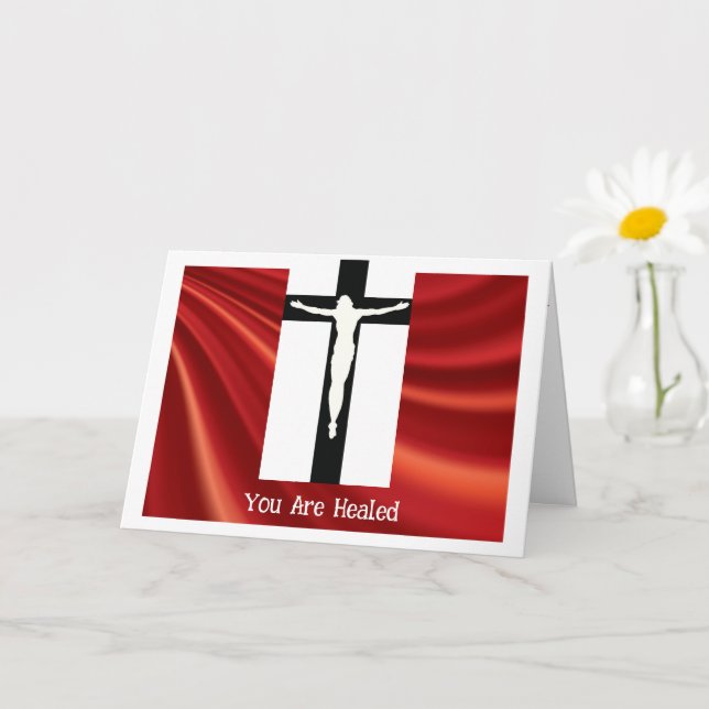 Christian Healing Card (Small Plant)