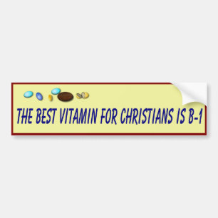 Christian Health Advise Bumper Sticker