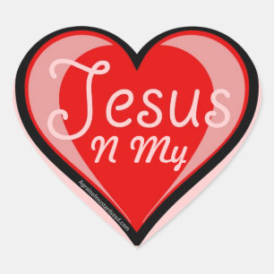 Christian Heart Sticker