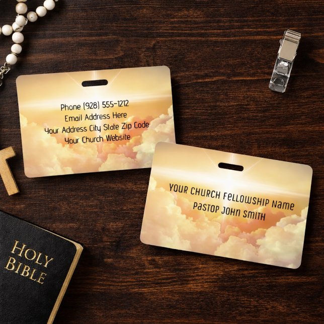 Christian Heavenly Cloud Church  ID Badge (Creator Uploaded)