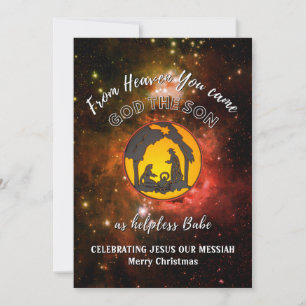 Christian HELPLESS BABE Christmas Nativity Holiday Card