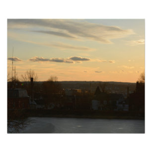CHRISTIAN HILL RESERVOIR SUNSET PHOTO PRINT