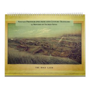 Christian Holy Land Bible Scenes Family Calendar