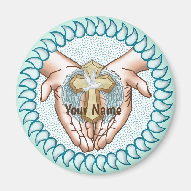 Christian Holy Spirit Hands   Magnet (Front)