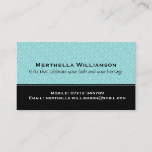 Christian HONOR THE LORD Personalised Business Card