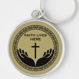 Christian House Blessing Key Ring