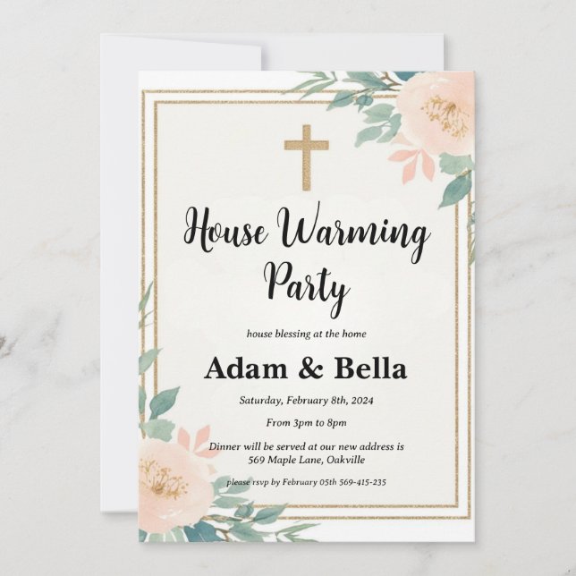 christian housewarming invitation (Front)