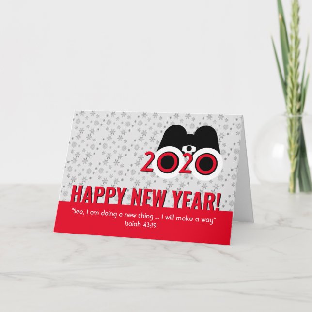 Christian I AM DOING A NEW THING New Year 2020 Holiday Card (Front)