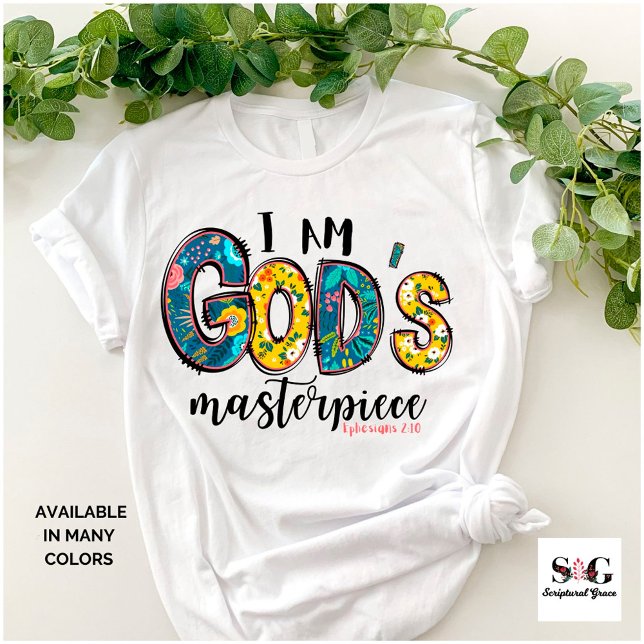Christian I Am God's Masterpiece Unisex T-Shirt (Creator Uploaded)