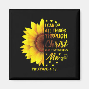 Christian I Can Do All Things Through Christ Bible Magnet