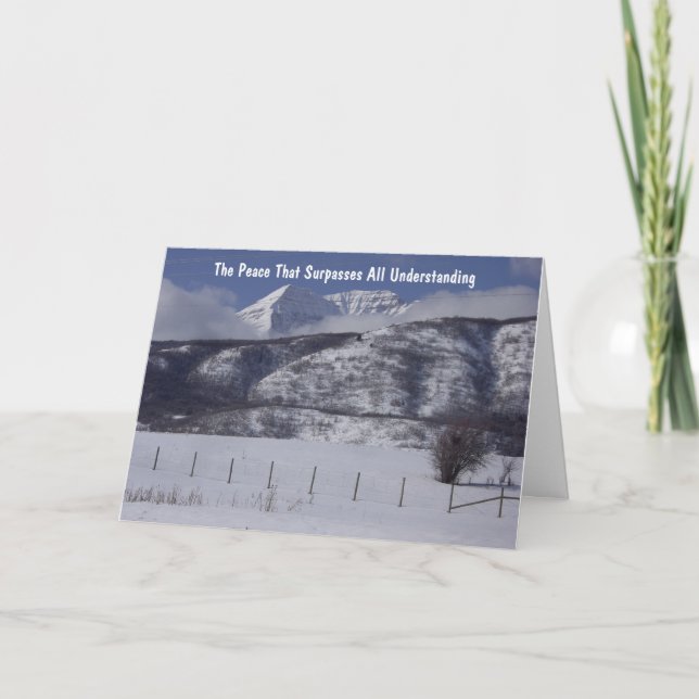 Christian Inmate Card with Gospel message inside (Front)