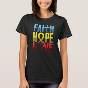 Christian Inspiration Faith Hope Love Religious Fa T-Shirt