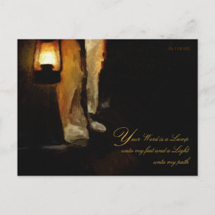 Christian Inspirational Bible Verse Encouragement Postcard