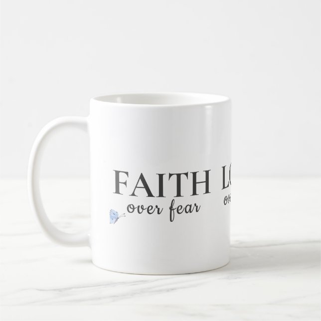 Christian Inspirational Coffee Mug (Left)