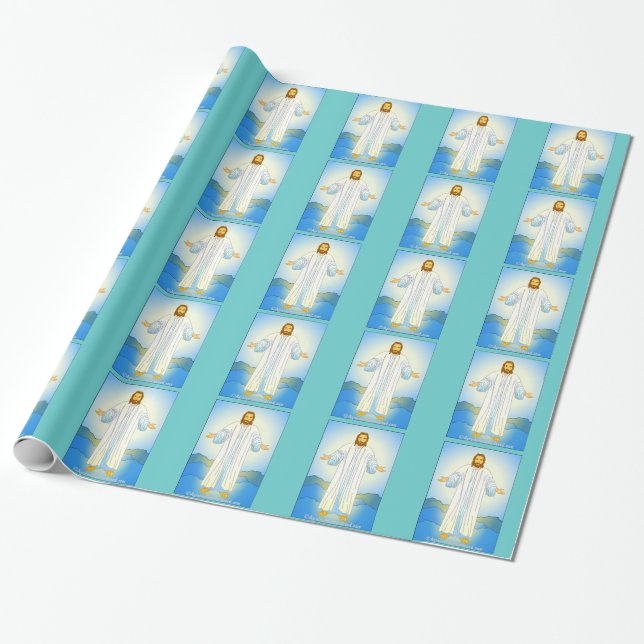 Christian Inspired Wrapping Paper (Unrolled)