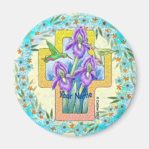 Christian Iris Cross magnet