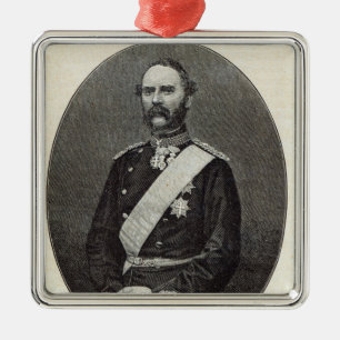 Christian IX, King of Denmark Metal Tree Decoration
