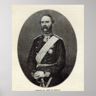 Christian IX, King of Denmark Poster