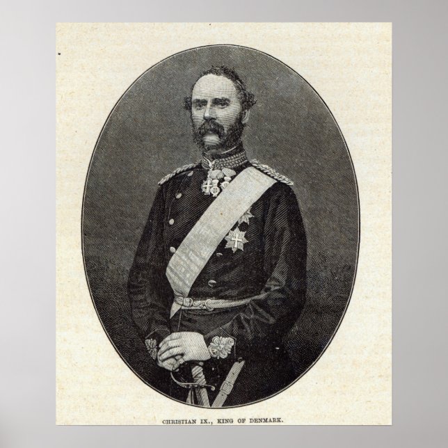 Christian IX, King of Denmark Poster (Front)