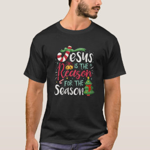 Christian J.Esus The Reason Christmas Stocking Stu T-Shirt