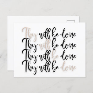 Christian Jesus Bible Verse Postcard