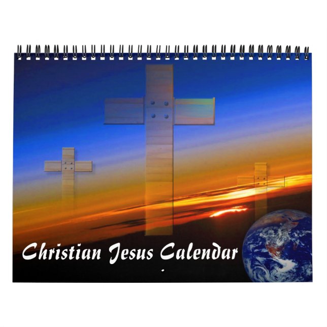 Christian Jesus biblical religions photos Calendar (Cover)