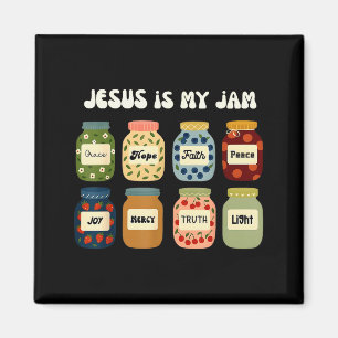 Christian Jesus Is My Jam And Im Here To Spread It Magnet