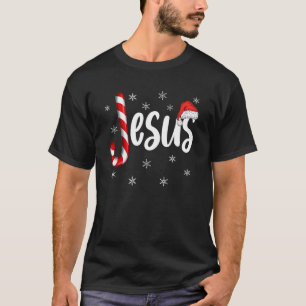 Christian Jesus Is The Reason Candy Cane Religious T-Shirt