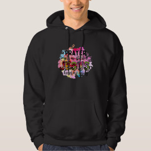 Christian Jesus Keeps Me Going Watercolor Bible Re Hoodie