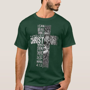Christian Jesus Lion of Tribe Judah Cross Lion of  T-Shirt