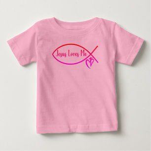 Christian Jesus Loves Me  Baby T-Shirt