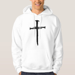 Christian Jesus Nail Cross Hoodie