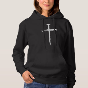Christian Jesus Nail Cross Hoodie