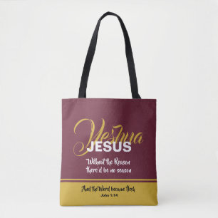 Christian   JESUS REASON SEASON   Christmas Tote Bag