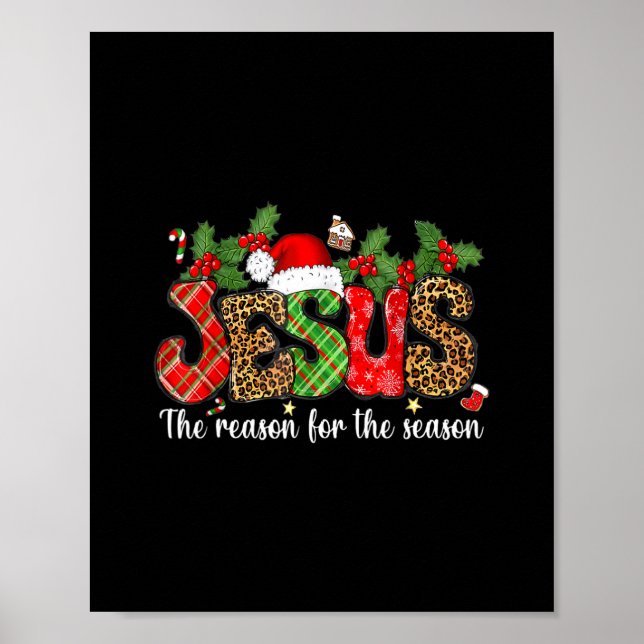 christian jesus the reason xmas holiday season chr poster (Front)